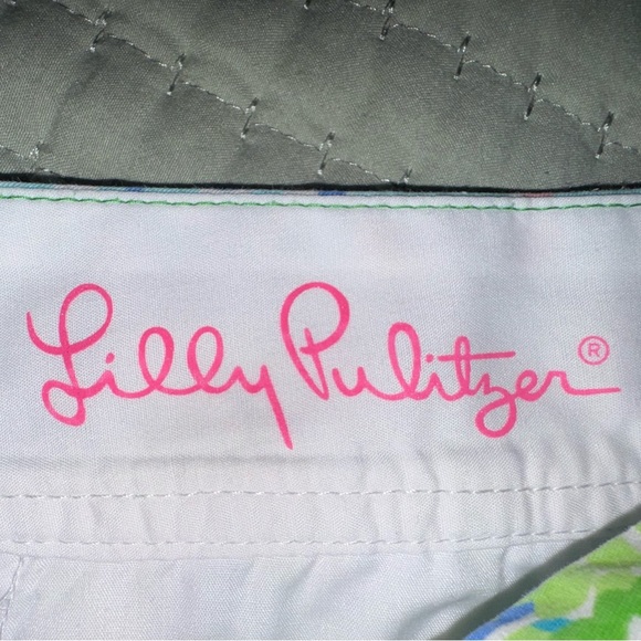 Lilly Pulitzer Blue Heaven Callahan Shorts Size 10. Resort Wear VGUC - Picture 4 of 9
